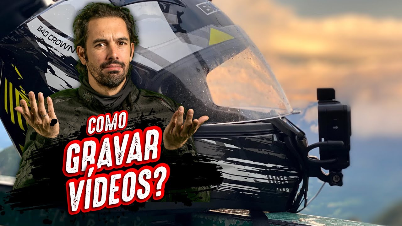 Como filmar viagens de moto com a GoPro no capacete